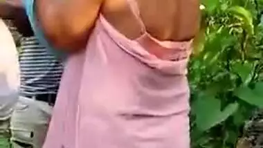 Assamese Desi XXX wife caught fucking with her husband outdoors MMS