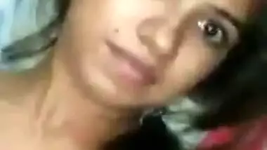 Cute Indian Girl Boob Selfie