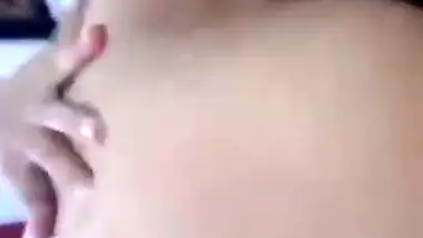 Long nipples MILF riding dick of customer dick
