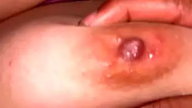 Sleeping girlfriend boob press by horny boyfriend