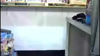 Shop owner having a hot sex with the store girl