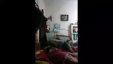 College girl receives fucked by landlord infront of her roommate