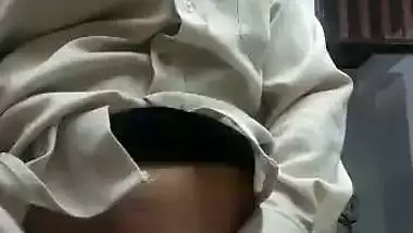 Corona prevention squad lady fingering pussy