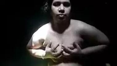 Sexy hot mature Wife hot boobs show on cam to her hubby