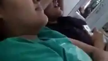 Desi girls singing a vulgar song and having fun in their hostel