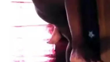 Real MMS video of horny Desi man drilling XXX pussy of call girl