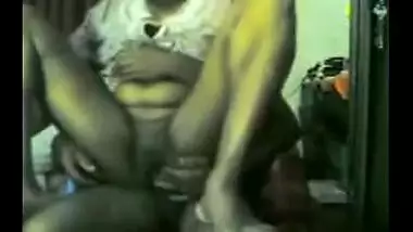 Desi young couple record their home sex session with a web camera