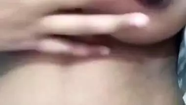 Today Exclusive- Desi Girl Showing Her Nude Body To Lover On Video Call Part 2