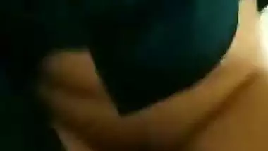 Young guy fucks his busty office colleague in a hotel room