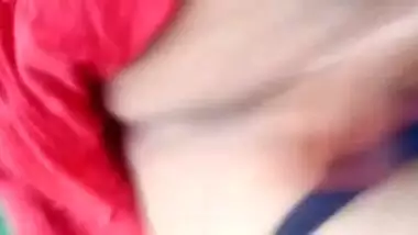 Desi Village bhabhi making video for lover, showing boobs and pussy