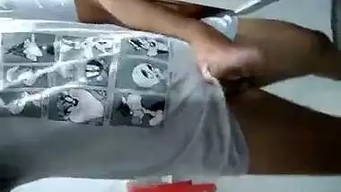 Indian college guy exposing big dick