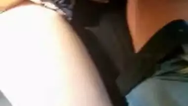 Wife fucks with a friend in the car with her husband (part1)