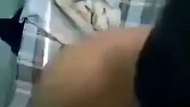 Sexy girl’s blowjob MMS of sucking a dick and drinking cum