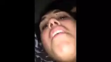 Double penetration free porn clip of a slutty NRI teen with a skinny figure