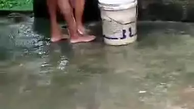 Beautiful Babe was Secretly Recorded by Her Neighbour while Having a Bath