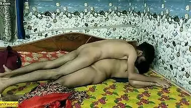 Indian hot village bhabhi best XXX sex with teen boy! with Dirty audio