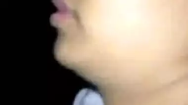 Desi girlfriend smooch kissing n boob pressing by her Bf when she is menstruation