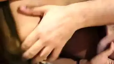 Blindfolded hot slut gives blowjob to customer viral sex