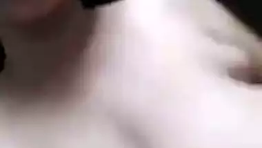 Big boobed Indian aunty naked solo