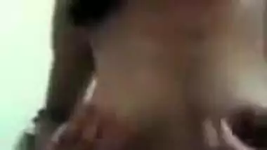 Desi amateur XXX model invites fans to see her small sex twins