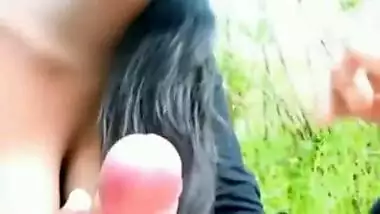 Desi nude girls giving an amazing blowjob and enjoying outdoor sex