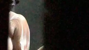 Son peeping mom bath and recording for masturbation