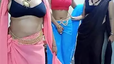 Three Desi Hot Bhabhi Shaking Boobs On Cam