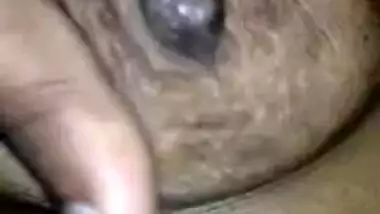 Pervert Desi XXX husband playing with his wife’s boobs and nipples MMS