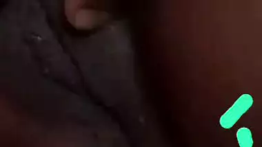 Lover fingering GF pussy before fucking in FSI xxx