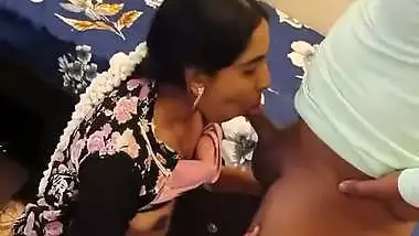 Horny cousins wild foreplay and oral sex at home