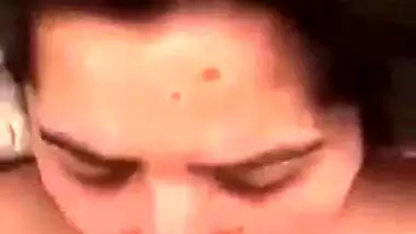 Sexy wife gives an Indian blowjob to her lover