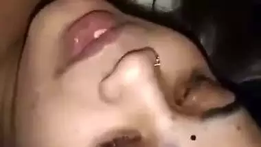 Sexy milf’s deep desi blowjob to her friend’s husband