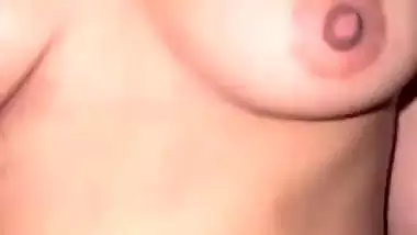 Beautiful nude girl rides on her lover’s dick like a whore